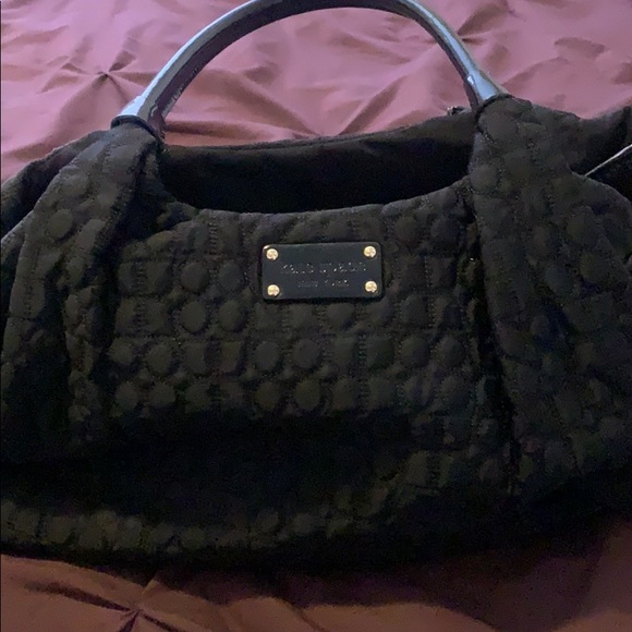 Kate spade black quilted handbag - Picture 1 of 4